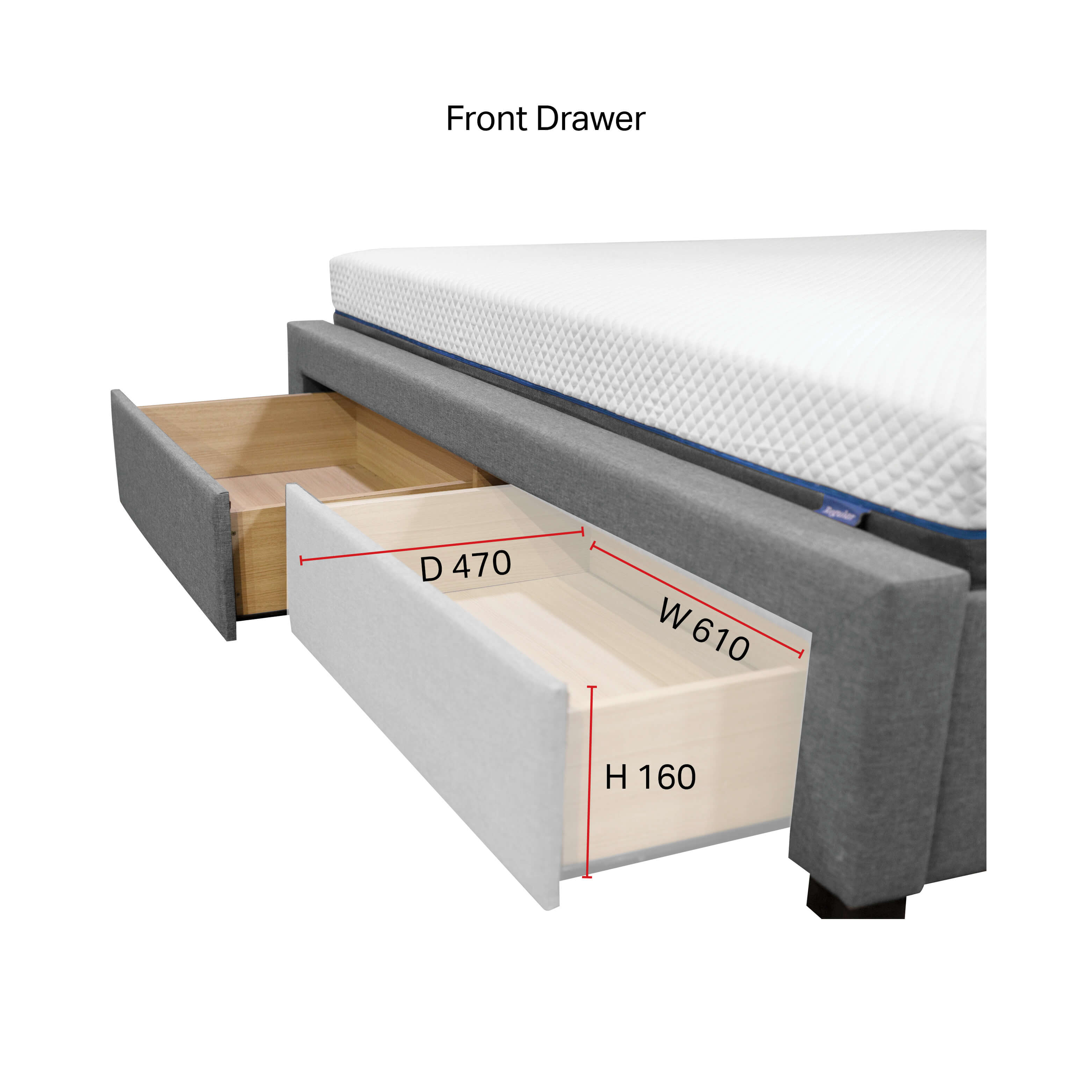 Stash Bed Frame – Queen